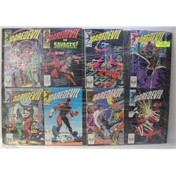8 MARVEL DAREDEVIL COMIC BOOKS 1983 AND 60 CENT