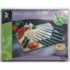 Image 1 : GOURMET TRADITIONS 10PC KITCHEN KNIFE SET UNUSED/