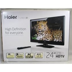 PREVIOUSLY ENJOYED HAIER 24" LCD HDTV