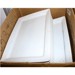 16 RECTANGLE ENTREE SERVING DISHES