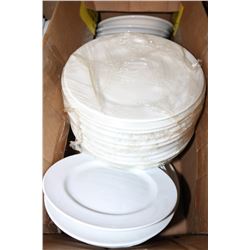APPROX 50 ROUND CERAMIC SERVING PLATES