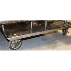 FOUR WHEEL STAINLESS STEEL CART