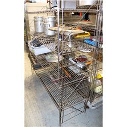 STAINLESS STEEL FOUR TIER SHELF