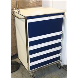 5 DRAWER CART ON CASTORS