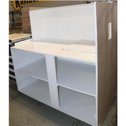 WOOD SHELF UNIT 60"X32"