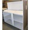 Image 1 : WOOD SHELF UNIT 60"X32"