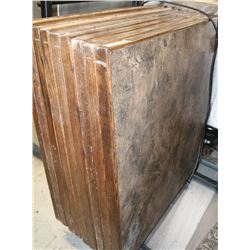 LOT OF 8 TABLE TOPS 36" X 36"