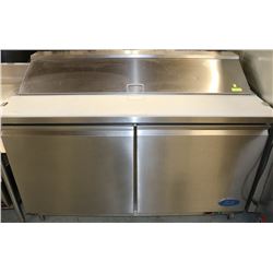 ICB S/S 2 DOOR REFRIGERATED PREP TABLE 61" WIDE