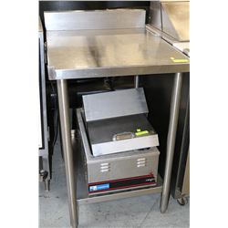 S/S PREP TABLE 24" X 30"