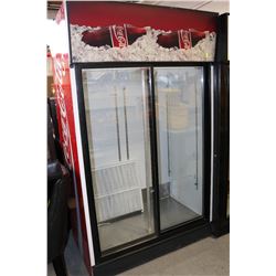 COLDSTREAM TWO DOOR COCA-COLA COOLER