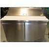 Image 1 : ICB 2 DOOR S/S REFRIGERATED PREP TABLE 4' WIDE