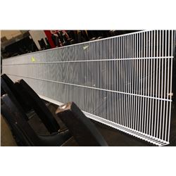 WHITE WIRE SHELF 136"X16"