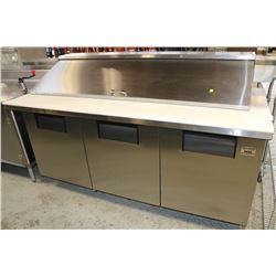 TRUE 3 DOOR REFRIGERATED PREP TABLE