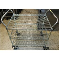 3 TIER S/S CART ON CASTORS ON CHOICE