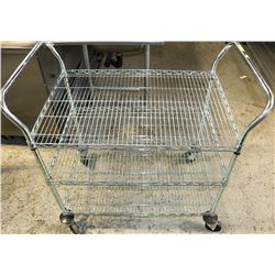 3 TIER S/S CART ON CASTORS ON CHOICE