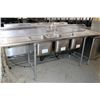 Image 1 : TRIPLE STAINLESS STEEL COMMERCIAL SINK