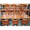 Image 1 : LOT OF 14 WOODEN DINING ROOM CHAIRS