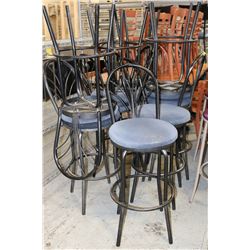 LOT OF 10 BARSTOOLS
