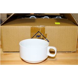 LOT OF TWELVE NEW CAPPUCCINO CUPS