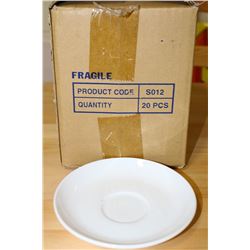 LOT OF TWENTY NEW SAUCERS