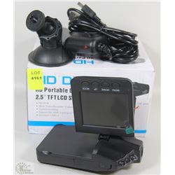 NEW HD DVR DASHCAM WITH 2.5" LCD SCREEN