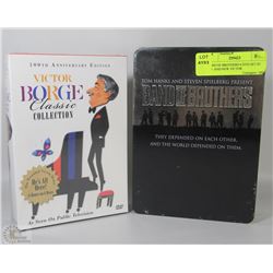 BAND OF BROTHERS 6 DVD SET IN TIN  AND NEW VICTOR