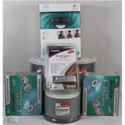 FLAT OF NEW COMPUTER/ OFFICE SUPPLIES INCLUDING