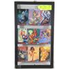 Image 1 : FRAMED '94 FLEER ULTRA X-MEN CARDS 9 IN TOTAL