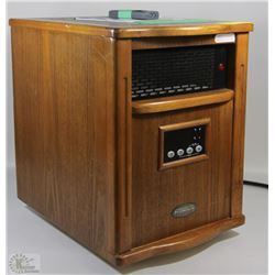 PORTABLE HEATER WITH REMOTE AND MANUAL