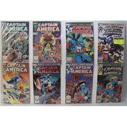 CAPTAIN AMERICA 8 COLLECTOR COMICS ALL 60CENTS