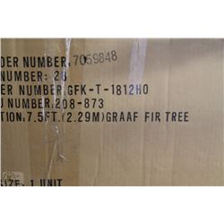 7.5 FEET GRAAF FIR ARTIFICIAL CHRISTMAS TREE IN