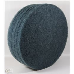 CASE OF 5 BLUE CLEANER 17" BUFFING PADS