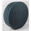 Image 1 : CASE OF 5 BLUE CLEANER 17" BUFFING PADS