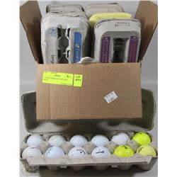 7 DOZEN ASSORTED USED GOLF BALLS