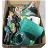 Image 1 : GARDENERS DREAM, BOX FULL OF NOZZLES, NETTING,POTS