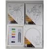 Image 1 : 18PC MAKE YOUR OWN CANVAS ART AND PAINTING SET INC