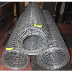 3 ROLLS OF STUCCO WIRE