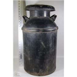 ANTIQUE OUINTE MILK JUG WITH COVER 2" CREAM JUG