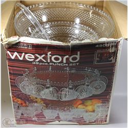 WEXFORD 39PCS VINTAGE PUNCH BOWL SET