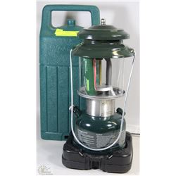 NEW COLEMAN FUEL LANTERN IN HANDLED CARRY CASE