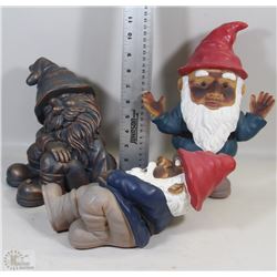 FLAT OF BATTERY OPERATED GARDEN GNOMES