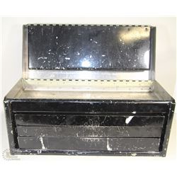 VERY OLD ALUMINUM TOOL BOX