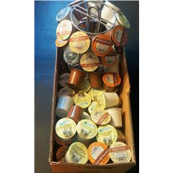 KEURIG COFFEE CAROUSEL & FLAVORED PODS