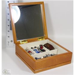 SMALL JEWELRY BOX WITH CONTENTS