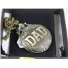 Image 1 : BRONZE POCKET WATCH DAD FACE