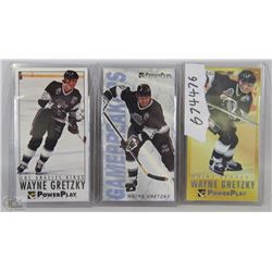 EXTRA  LONG GRETZKY FLEER CARDS X 3