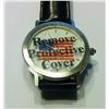 Image 1 : USA FLAG WATCH WITH BLACK LEATHER BAND