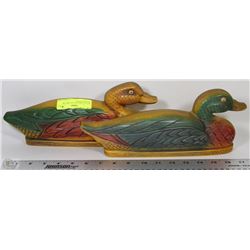 SET OF 2 VINTAGE 1967 MILLER STUDIOS DUCKS
