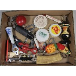 FLAT OF 20 COLLECTOR BOTTLE OPENERS
