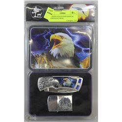 WILDLIFE COLLECTION KNIFE & LIGHTER SET WITH